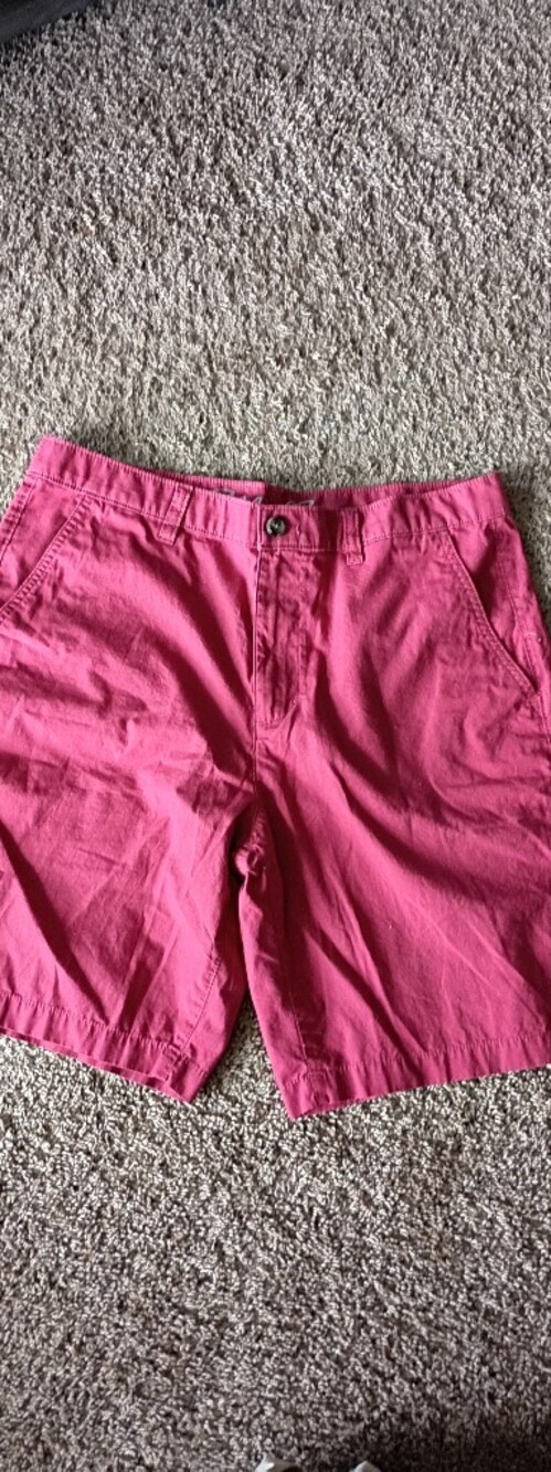 Eddie Bauer Mens Vibrant Fuchsia Shorts.